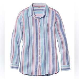 L.L Bean Premium Washable Linen Shirt